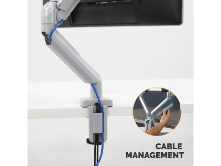 Fellowes Bras porte-écran Platinum Series, argent