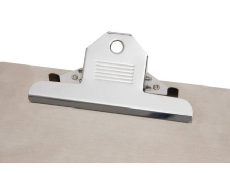 MAUL Porte-bloc MAULsteel, acier inoxydable, A4, argent