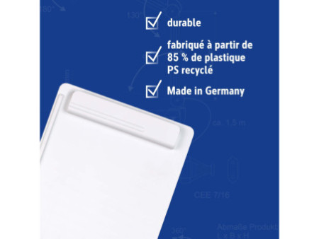 MAUL Porte-bloc MAULgo uni Recycling, A4, blanc