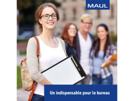 MAUL Porte-bloc MAULgo uni Recycling, A4, bleu