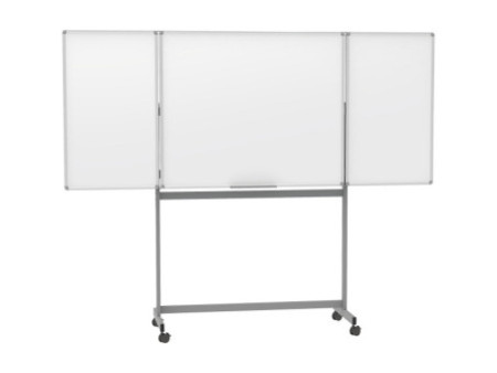 MAUL Tableau blanc mobile pliable MAULstandard, 1000x1500 mm