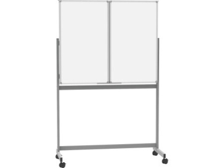 MAUL Tableau blanc mobile pliable MAULstandard, 1000x1500 mm