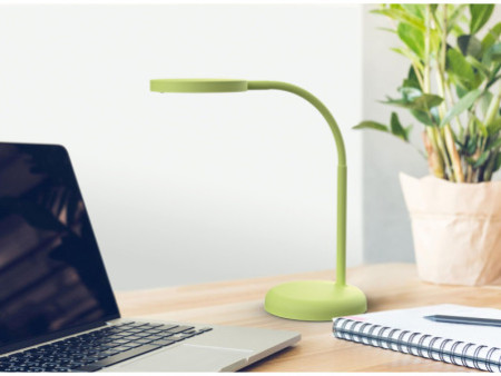 MAUL Lampe de bureau à LED MAULjoy, socle, lime