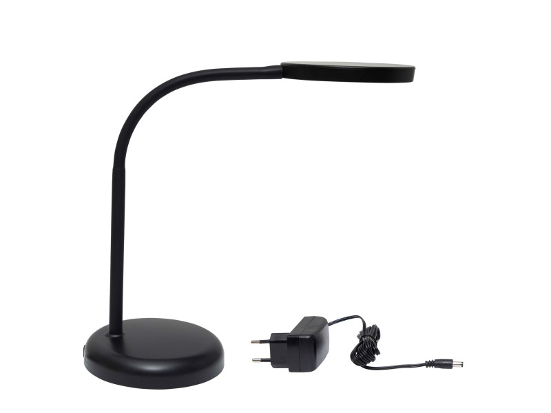 MAUL Lampe de bureau à LED MAULjoy, socle, noir