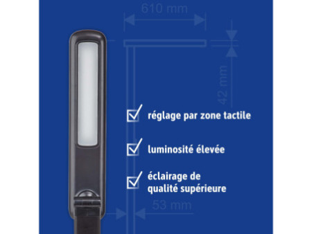MAUL Lampe de bureau LED MAULgrace colour vario, noir