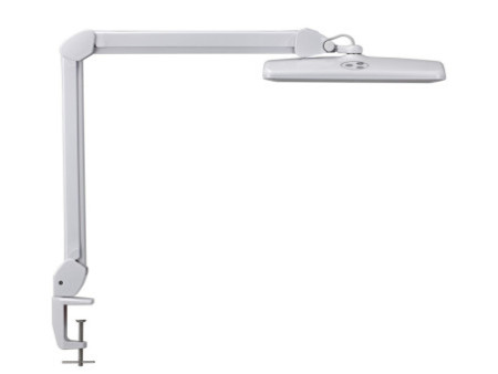 MAUL Lampe de bureau à LED MAULintro, dimmable, pince, blanc