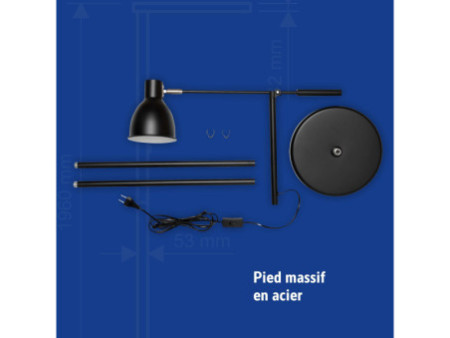 MAUL Lampadaire MAULfinja, sans ampoule, noir
