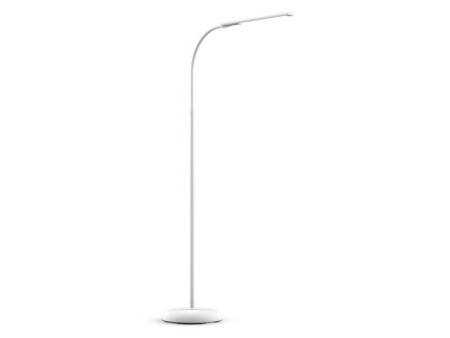 MAUL Lampadaire à LED MAULpirro, dimmable, blanc