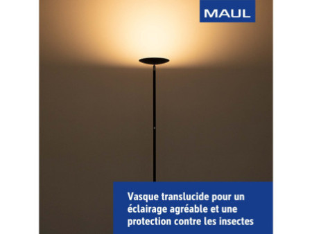 MAUL Lampadaire à LED MAULsphere, dimmable, noir