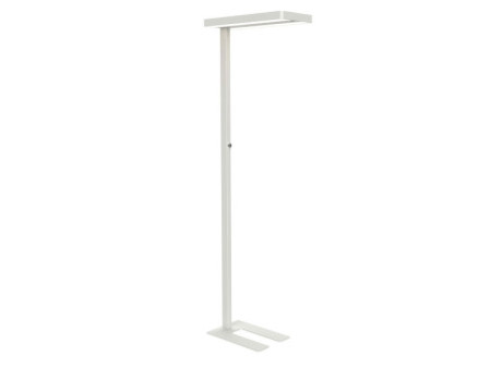 MAUL Lampadaire à LED MAULjuvis, dimmable, socle, blanc
