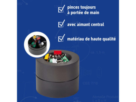 MAUL Distributeur de pinces mauly MAULpro Recycling, noir
