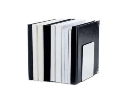 MAUL Serre-livres, en aluminium, (L)100 x (P)100 x (H)130 mm
