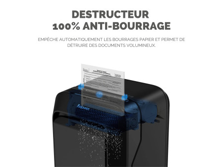 Fellowes Destructeur de documents Powershred LX210, noir