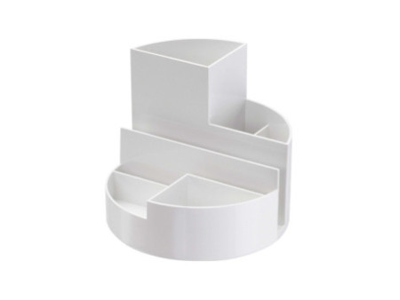 MAUL Multipot MAULrundbox Recycling, rond, blanc