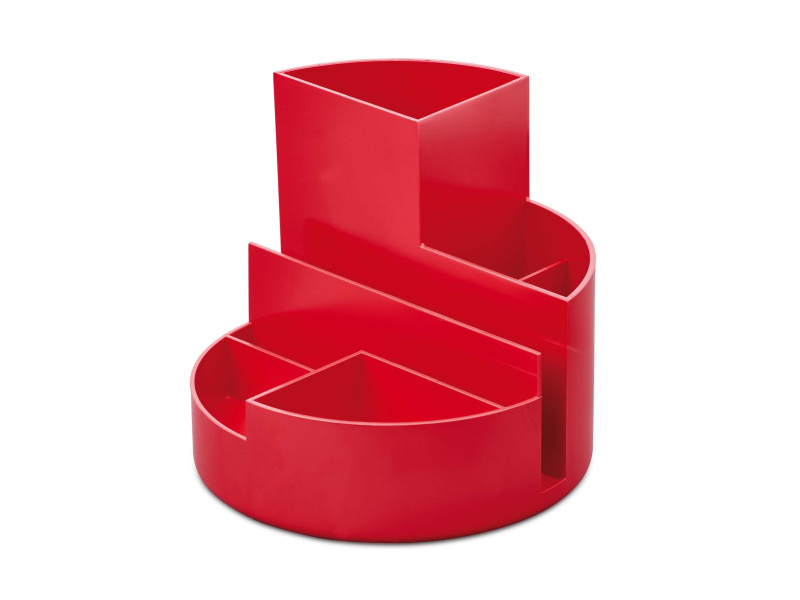 MAUL Multipot MAULrundbox Recycling, rond, rouge