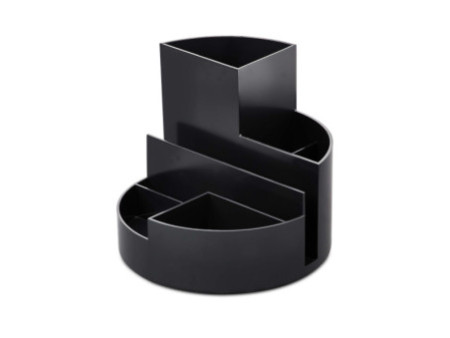 MAUL Multipot MAULrundbox Recycling, rond, noir
