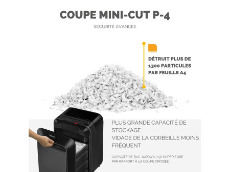 Fellowes Destructeur de documents Powershred LX210, noir