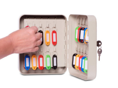 MAUL Boîte à clés, acier, pour 40 clés, gris