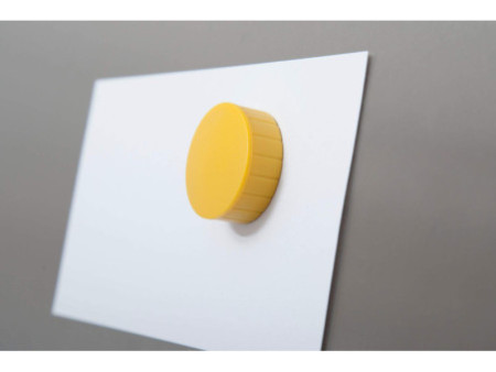 MAUL Aimant MAULsolid, diamètre: 38 mm, 2,5 kg, jaune