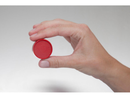 MAUL Aimant industriel, diamètre: 29 mm, 1 kg, rouge