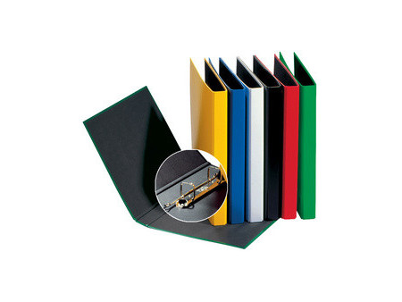 PAGNA classeur à anneaux 'Basic Colours', noir, format A4