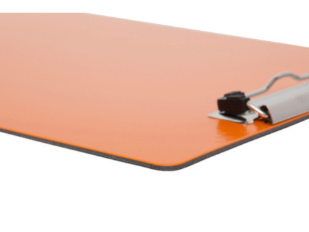 MAUL Porte-bloc avec pince MAULflexx, A4, orange / noir