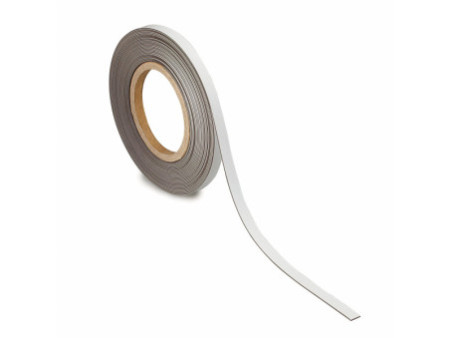 MAUL Ruban magnétique, 50 mm x 10 m, épaisseur: 1 mm, blanc