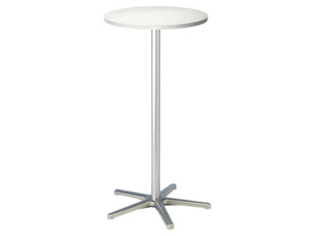 MAUL Table de bistro, (L)600 x (P)510 x (H)1.095 mm, blanc