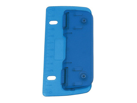 WEDO Perforateur de poche, capacité: 3 feuilles, bleu ICE