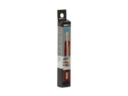 WEDO Cutter pro, lame: 9 mm, avec clip, rouge/noir