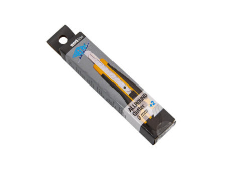 WEDO Cutter universel, lame: 9 mm, noir/jaune