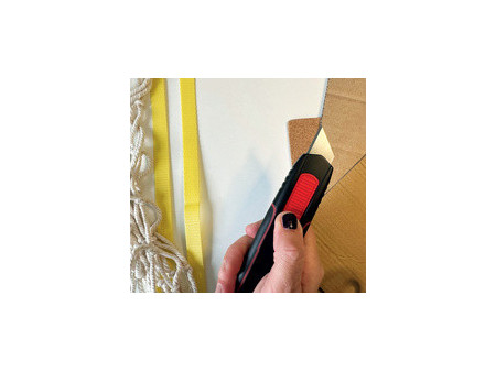 WEDO Cutter de sécurité Double Side, noir/rouge