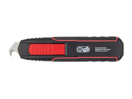 WEDO Cutter de sécurité Double Side, noir/rouge