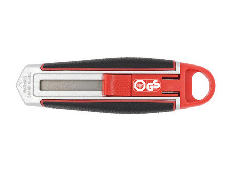 WEDO Cutter de sécurité Long Blade, lame: 18 mm, rouge/noir