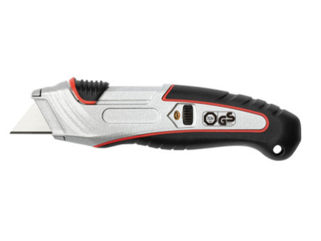 WEDO Safety-Cutter pro, lame trapèze, noir/rouge