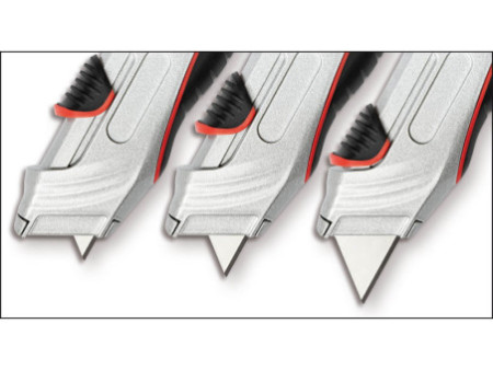 WEDO Safety-Cutter pro, lame trapèze, noir/rouge
