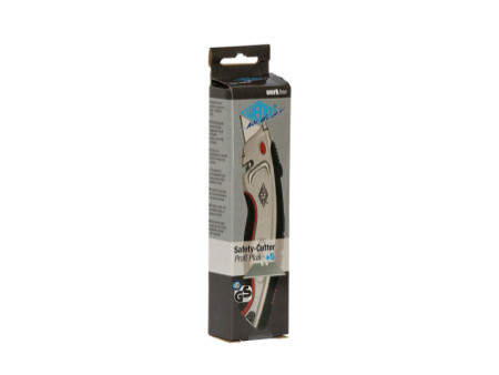 WEDO Safety-Cutter pro Plus, lame: 19 mm, argent/noir