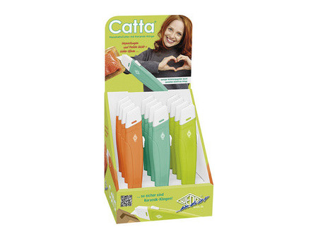 WEDO Cutter ménager Catta lame céramique, présentoir de 12