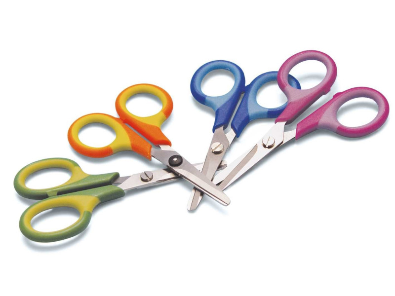 WEDO Ciseaux de bricolage Soft-Kid, rond, longueur: 115 mm