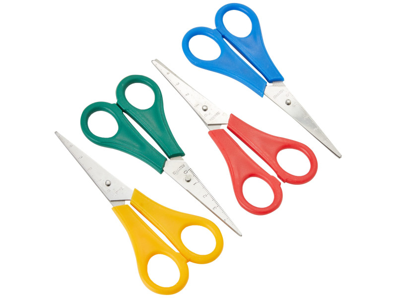 WEDO Ciseaux de bricolage, pointu, 130 mm, pour droitiers