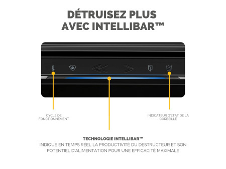 Fellowes Destructeur de documents Powershred LX 201, noir
