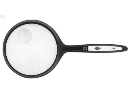 WEDO Loupe avec manche, ronde, diamètre: 63 mm