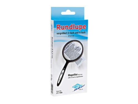WEDO Loupe avec manche, ronde, diamètre: 63 mm