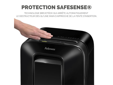 Fellowes Destructeur de documents Powershred LX 201, noir
