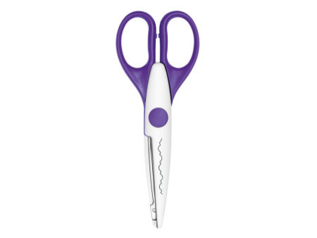 WEDO Ciseaux cranteurs, découpe baroque, violet