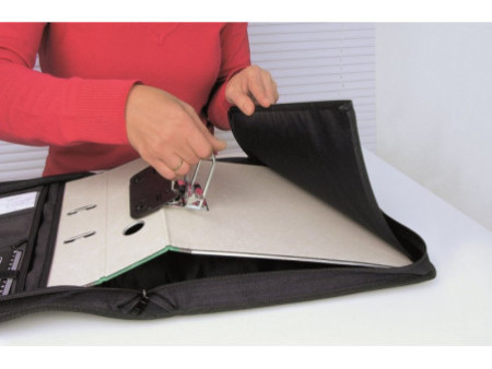 WEDO Porte-documents, pour classeur de format A4, noir