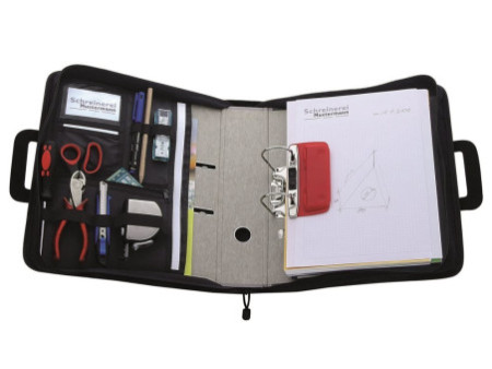 WEDO Porte-documents, pour classeur de format A4, noir