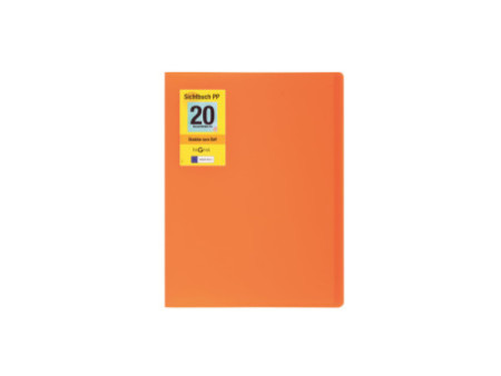 PAGNA Protège-documents 'School', A4, 20 pochettes, orange