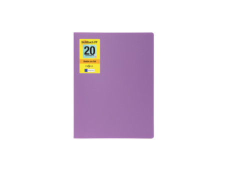 PAGNA Protège-documents 'School', A4, 20 pochettes, lilas