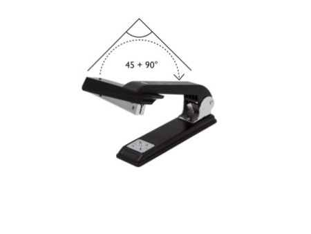 WEDO Agrafeuse rotative pour brochures, noir